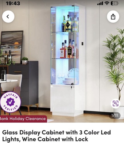 Display cabinet with - display,