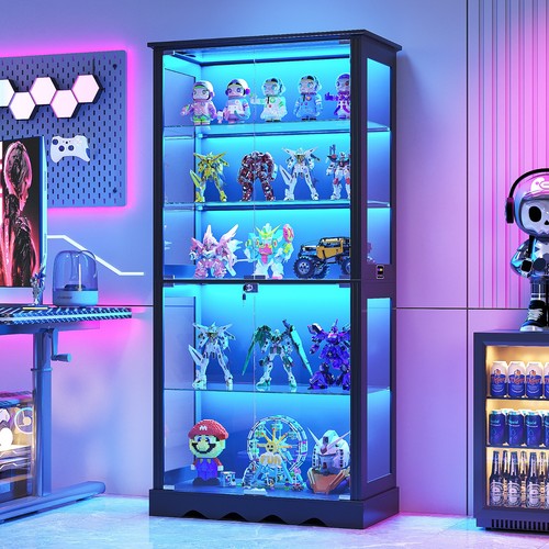 Display cabinet with glass - with,