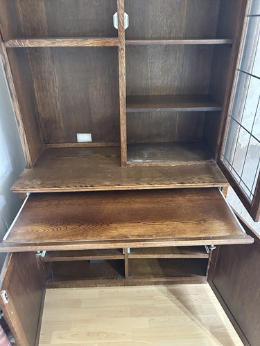 Brown wood glass - &, display