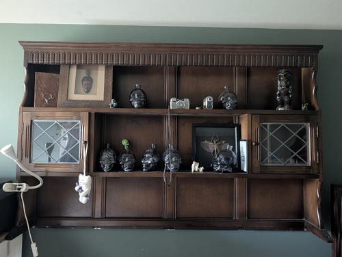 Vintage oak dresser top - oak,
