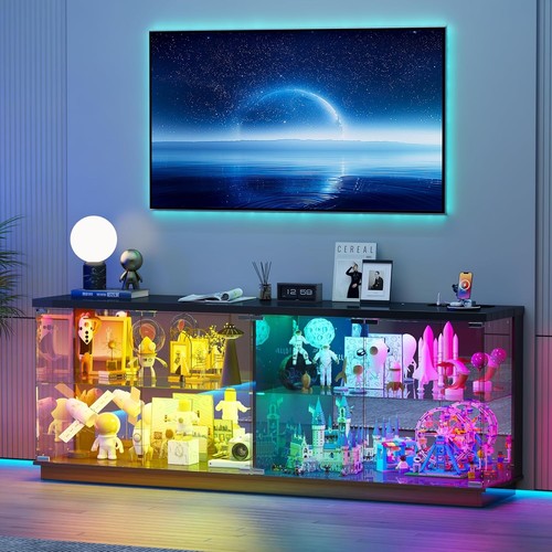 Glass display cabinet - display, led