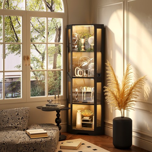 Brottar corner glass display - corner,