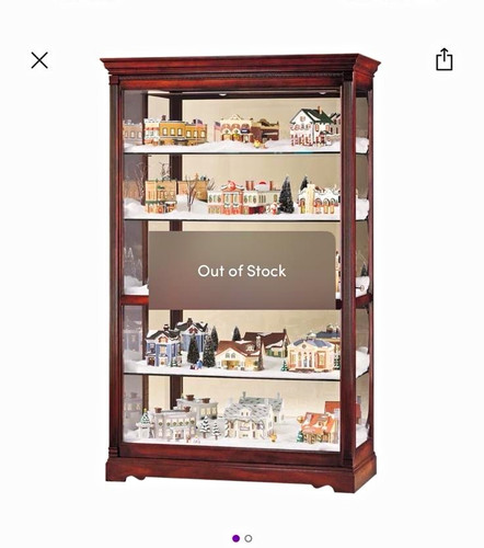 Blue elephant display - elephant, cabinet