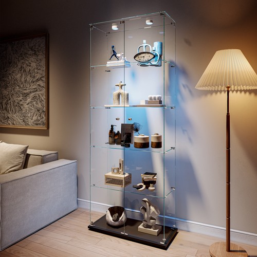 Glass display cabinet - 72",