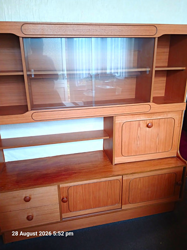 Wood glass display cabinet - &,
