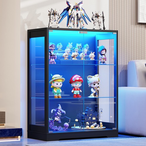 Tier display case curio - 3-tier,