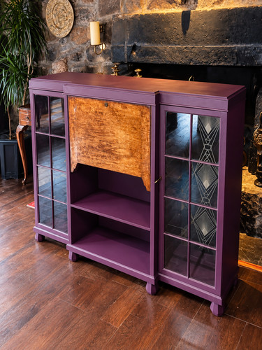 Art deco writing bureau - art,