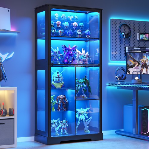 Tall display cabinet with - 71",