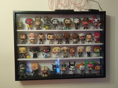 Display wall cabinet - display, glass