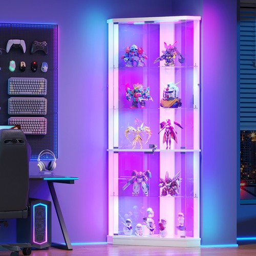 Glass corner display cabinet - corner,