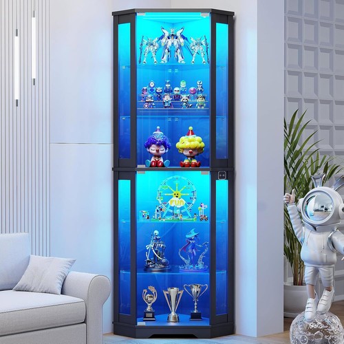 Corner display cabinet - 71",