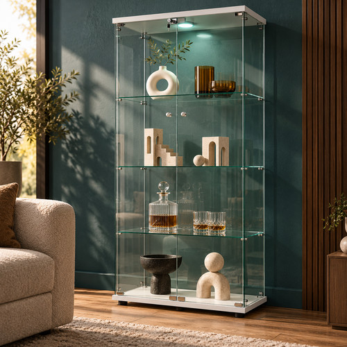 Glass display cabinet - glass,