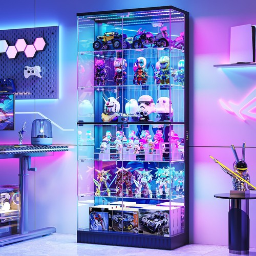 Tier display cabinet with - 6-tier,