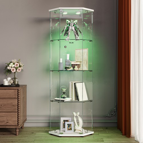 Corner glass display cabinet - corner,