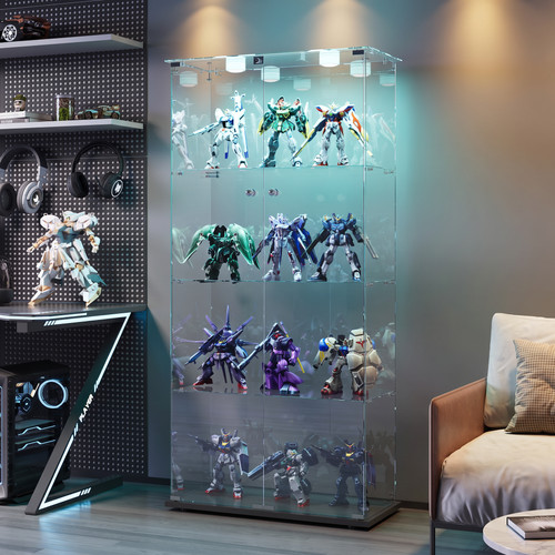 Glass display cabinet standing - glass,