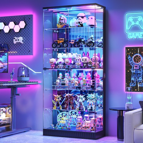 Tier display cabinet with - 6-tier,