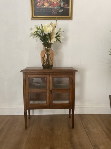 Vintage glazed display - vintage, cabinet
