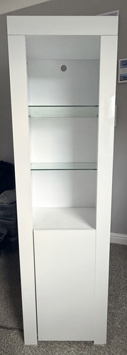 White freestanding tall - white,
