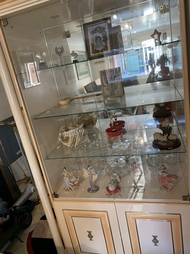 Beige gold glass display - beige, &