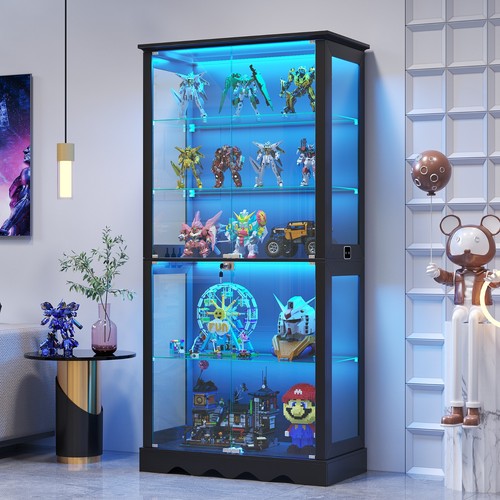 Glass display cabinet with - cabinet,