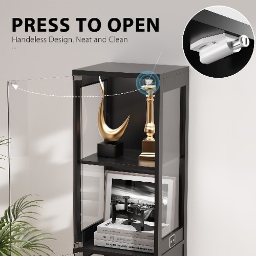 Glass display cabinet with - 63,