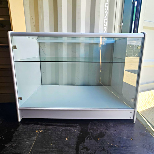 Glass retail counter showcase - counter,