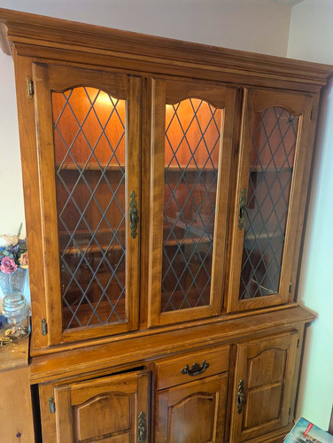 Wood glass display - wood, &