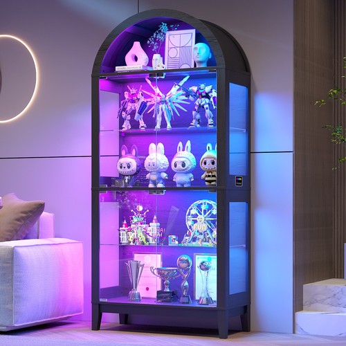 Glass display cabinet - glass, rgb