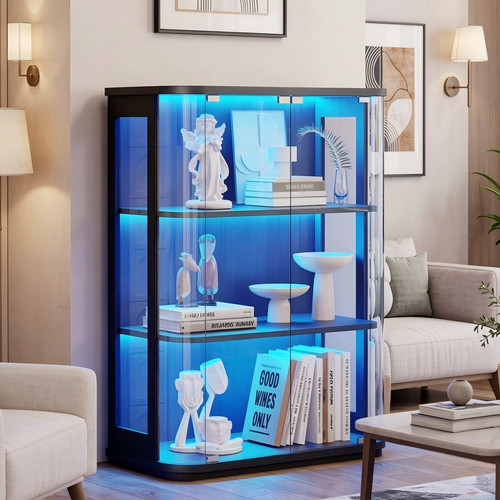 Tier rounded display - display, case