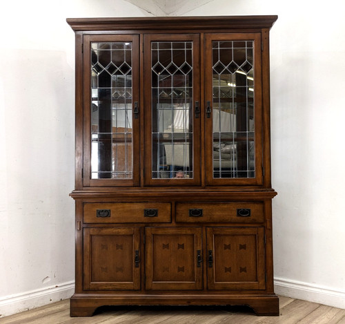 Display cabinet large - display, wood