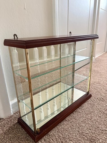 Wooden and glass display