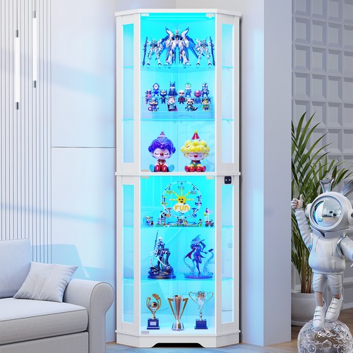 Corner display cabinet - 71",