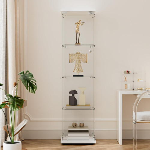 Beauty4u shelf single - 4-shelf, door