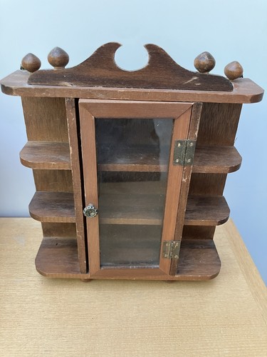 Vintage display curios cabinet - display/curios,
