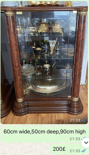 Italian display cabinet - italian,