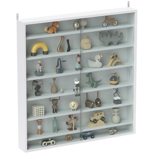 Homcom tier wall display - wall,
