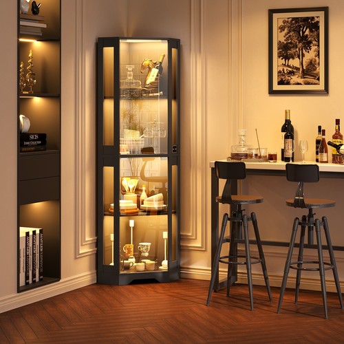 Brottar corner glass display - brottar,