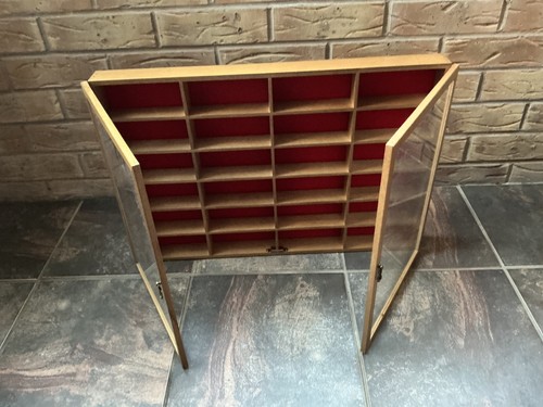 Wooden display cabinet with